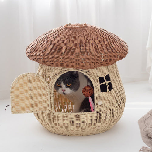 Mushroom Cat House