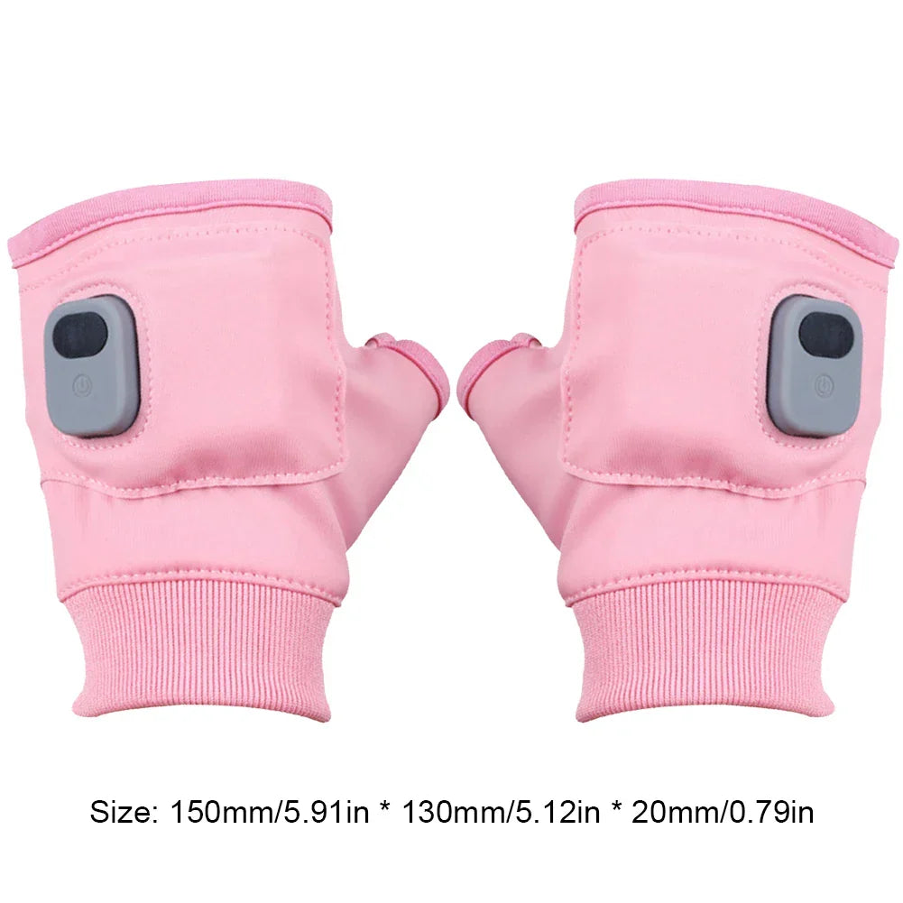 ThermoGrip Heated Gloves – 360° All-Around Heat, Rechargeable & Windproof with Touchscreen Function