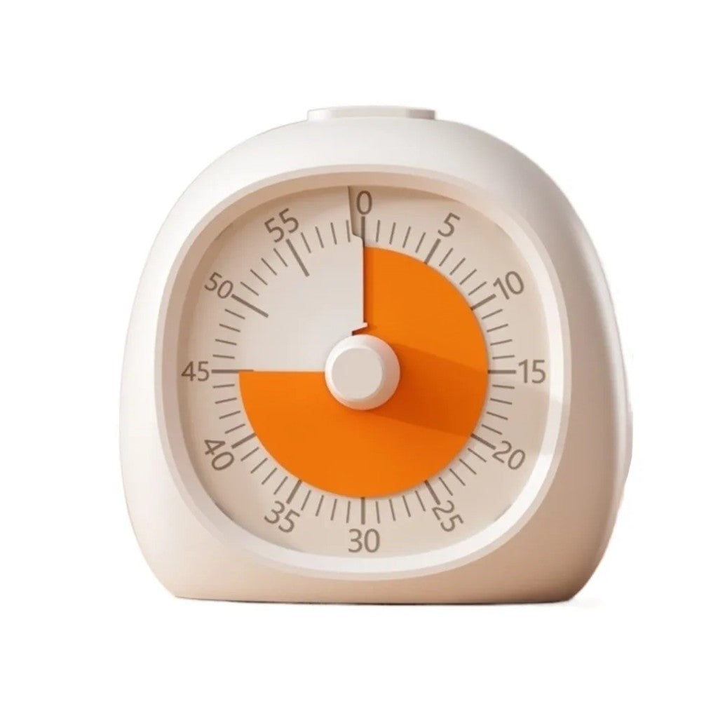 60 Minute Timer Visual Countdown Clock - Silent No-Ticking Study Timer for Kids, Classroom, Homework #s_S0b8