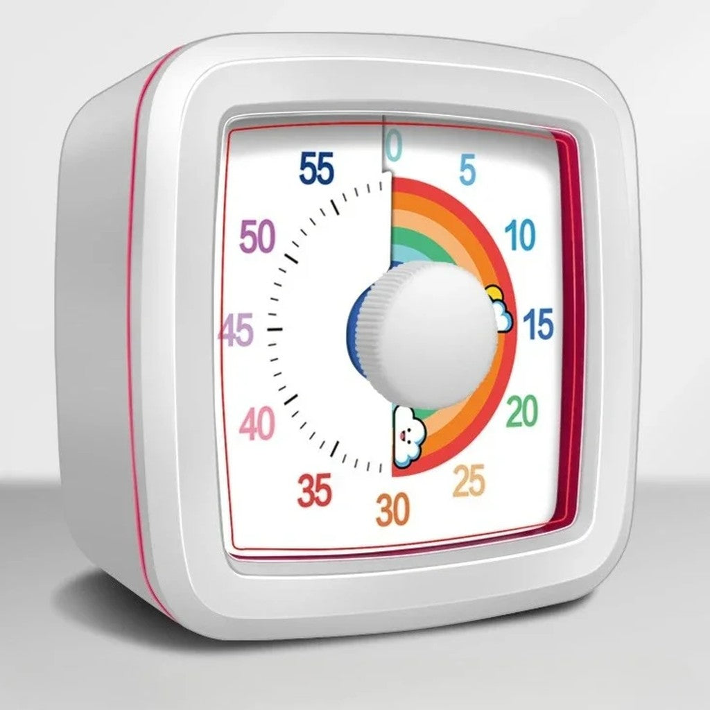 Visual Timer for Kids - Silent 60 Minute Rainbow Countdown Timer for Homework, Classroom & Daily Rou #s_S851