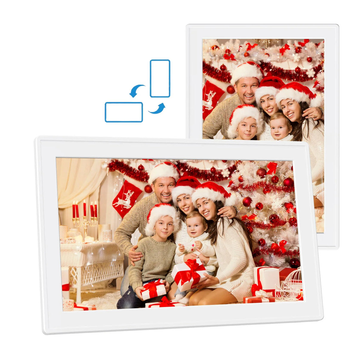 Smart Calendar 10.1 Inch WiFi Touchscreen Family Planner with Chore Chart, Meal Planner & Digital Ph #s_Sda0