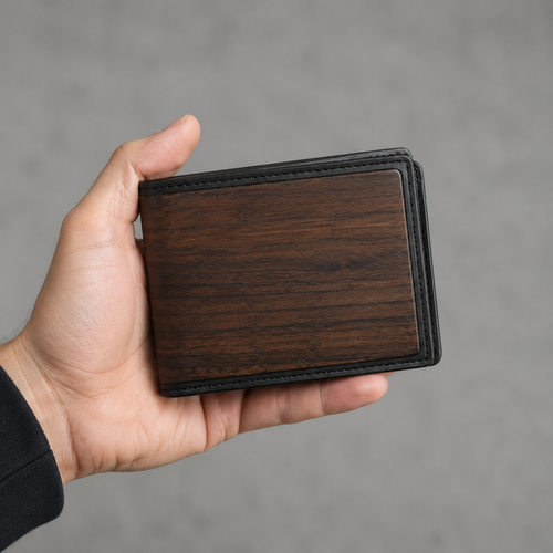 Open shopaverly wallet showing card slots and compartments.