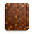 Shopaverly Mahogany Premium Butcher Block — strict top-down view showing entire top face with mahogany grain pattern