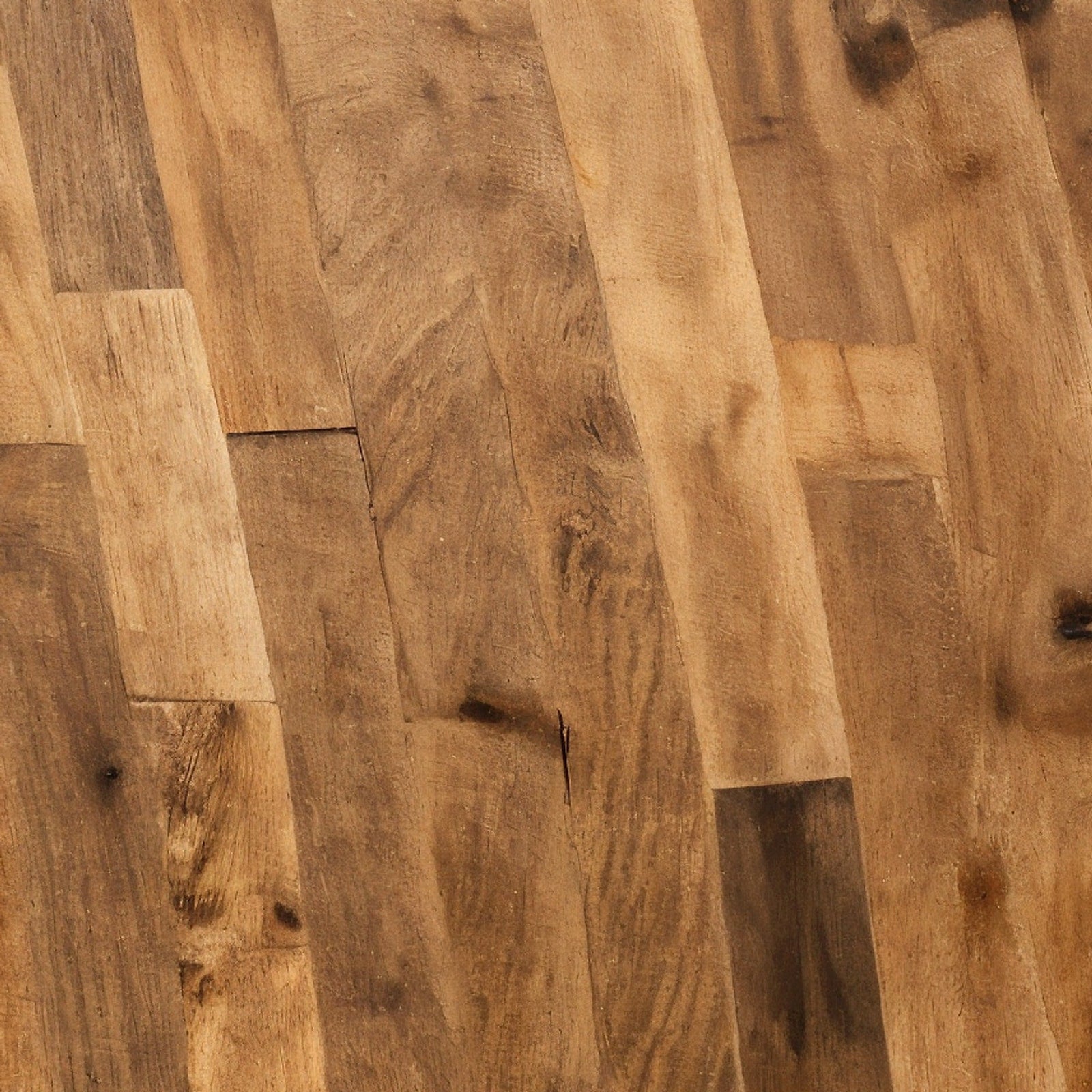Shopaverly Hickory Rustic Butcher Block — extreme macro close-up of the wood-grain surface detail