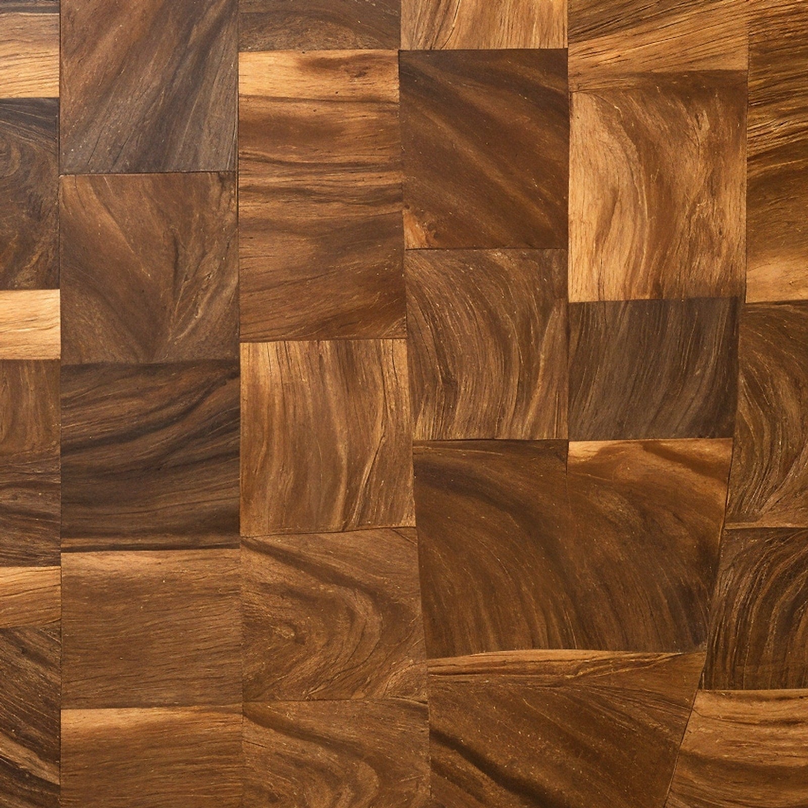 Shopaverly Walnut Premium Butcher Block — extreme macro close-up of the end-grain surface detail