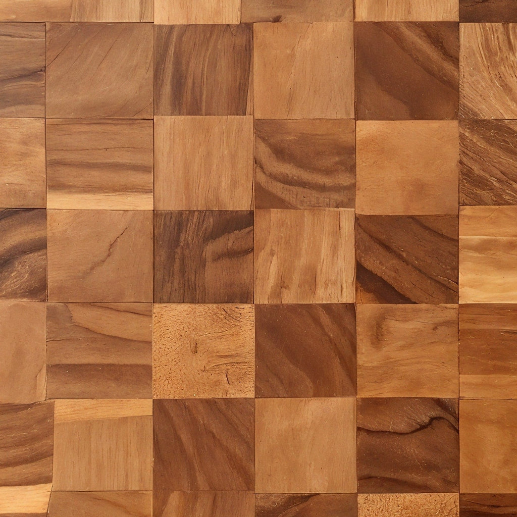 Shopaverly Pecan Classic Butcher Block — macro close-up of end-grain surface detail