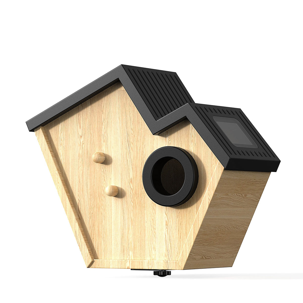 Birdhouse Camera, Solar Powered Wooden Bird House with 2K Live Feed Camera, AI Bird Identification,  #g01