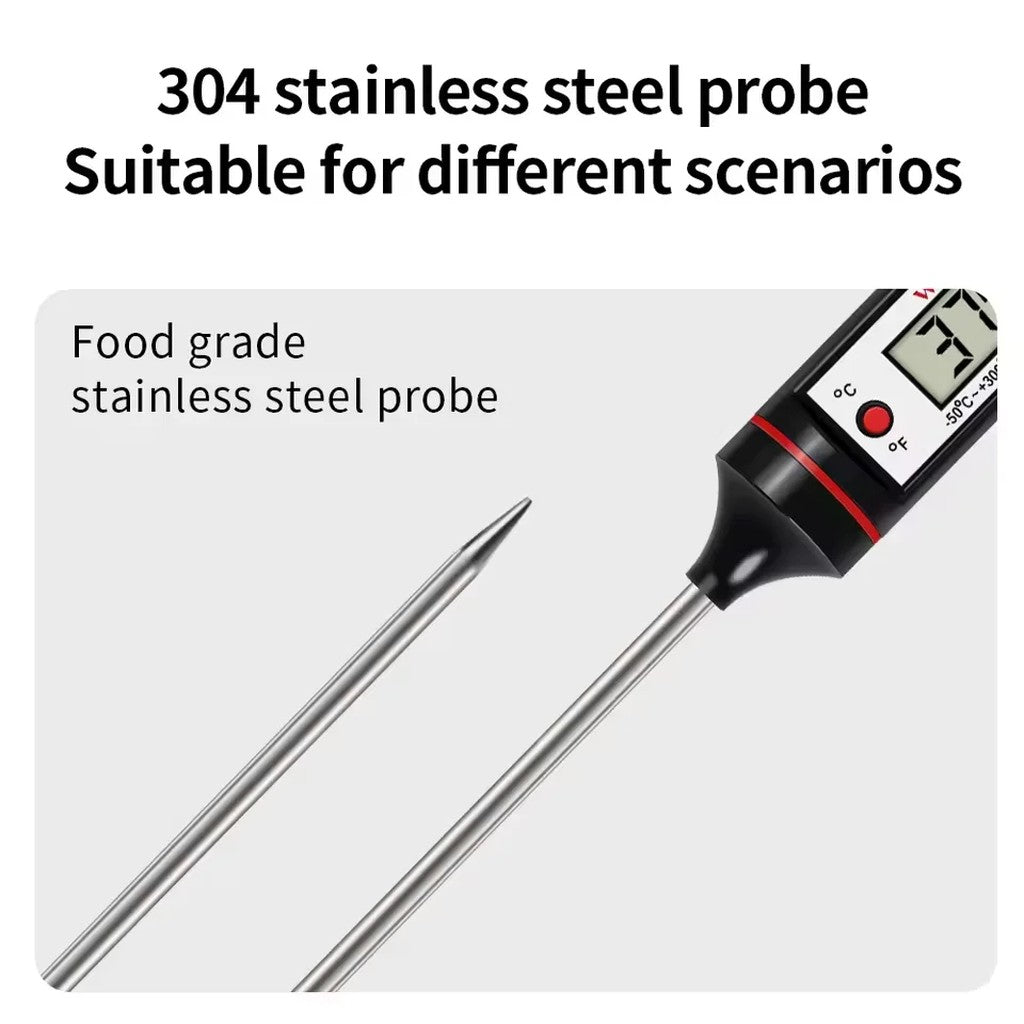 Instant Read Thermometer for Food and Liquids - Digital Probe Thermometer -58°F to 572°F with Large  #g02