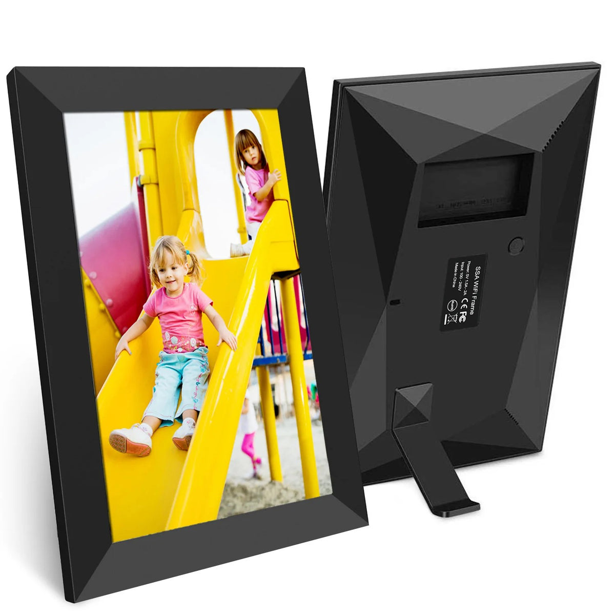 Digital Picture Frame 10.1 Inch WiFi with Calendar, 1280x800 IPS HD Touch Screen, 64GB Storage, Auto #g04