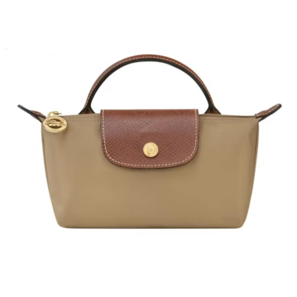 Longchamp Élan Mini Bag in Midnight color with sophisticated detailing.