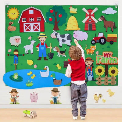 Montessori Felt Board Farm – StoryFelt™