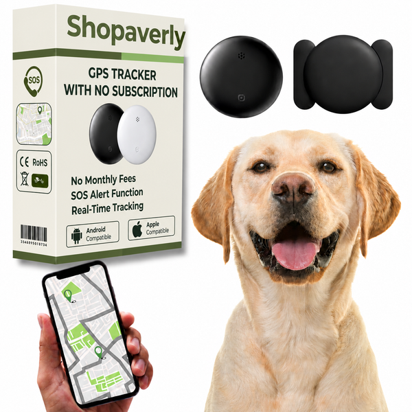 Subscription-Free GPS Pet Tracker – Worldwide Location Monitoring via Apple & Android Find My