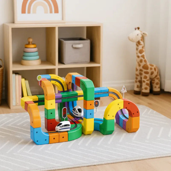 3D Marble Run Track Set - Educational STEM Building Toy
