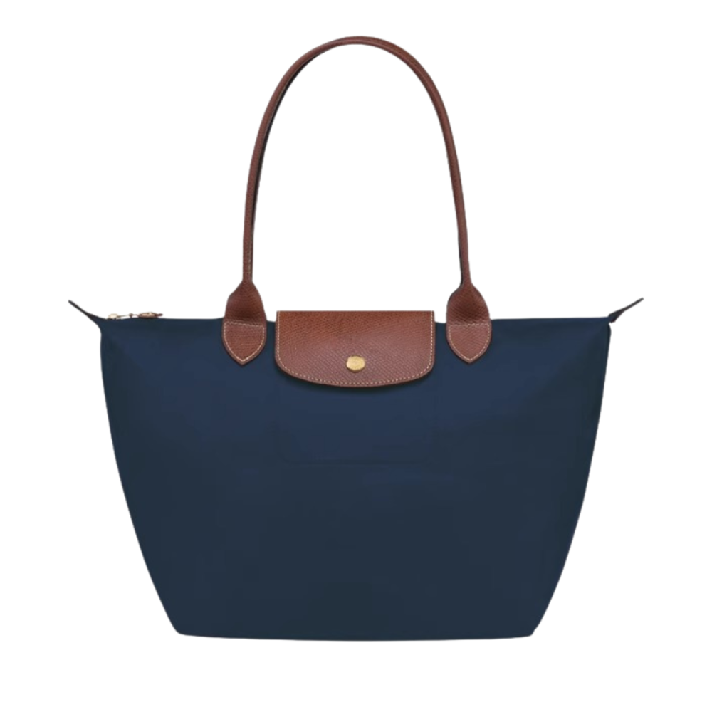Longchanp Le Pliage bag in Snow White color.