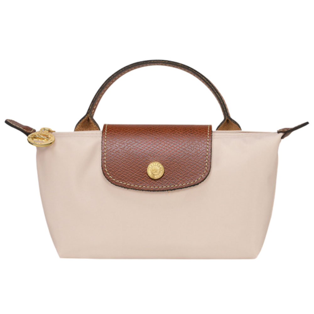 Longchamp Élan Mini Bag in Black color showcasing sleek silhouette.
