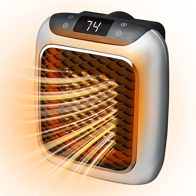 Shopaverly electric heater with 12-hour programmable timer display