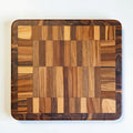 Shopaverly Zebrawood Butcher Block — top-down view displaying full zebrawood grain pattern