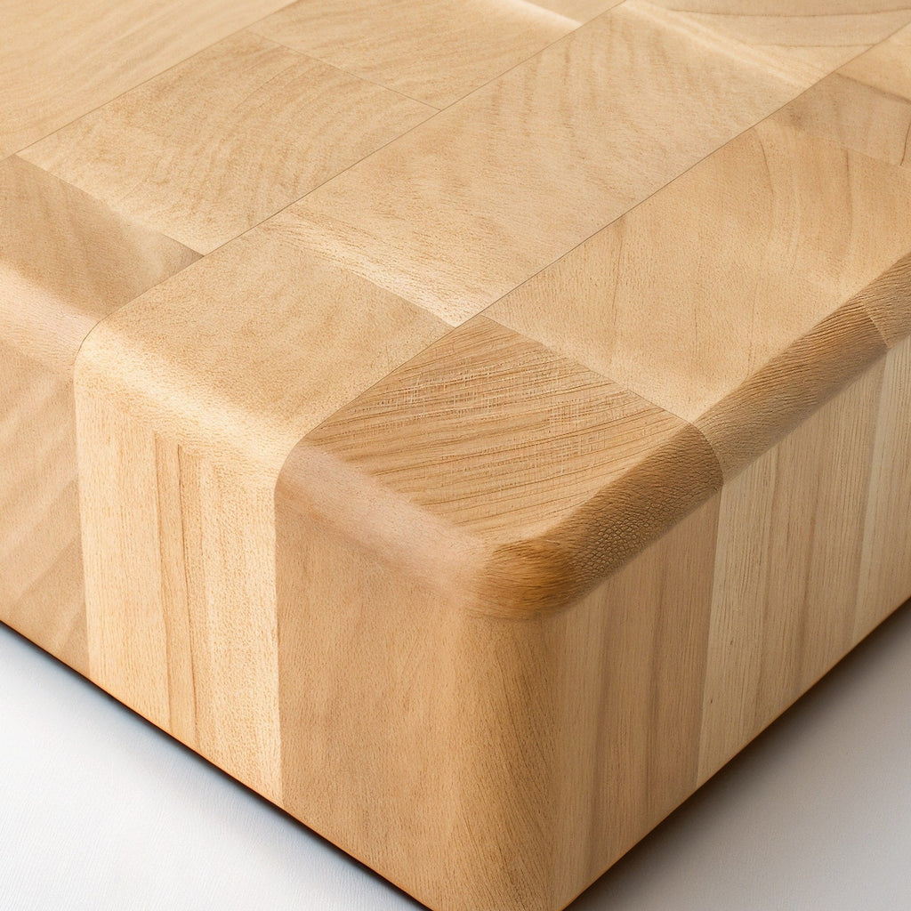 Shopaverly Birch Lightweight Butcher Block — close view of the front edge showing thickness and edge detail