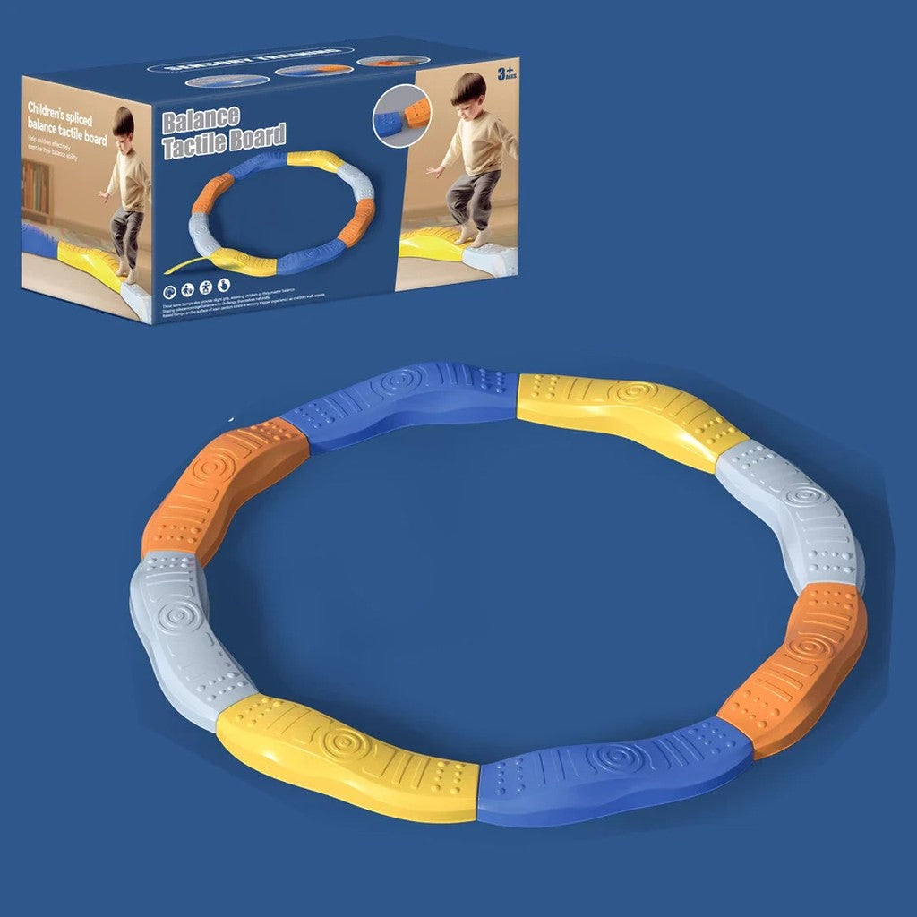 Stepping Stones for Kids - Stackable Balance Stepping Stones & Tactile Balance Path Sets, Non-Slip,  #s_S