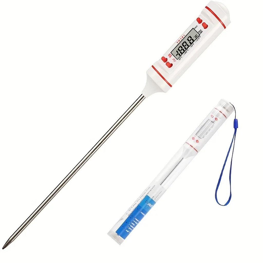 Meat Thermometer Digital Pen Style - Food Probe -58°F to 572°F with HOLD and MAX/MIN, °F/°C Display, #s_S
