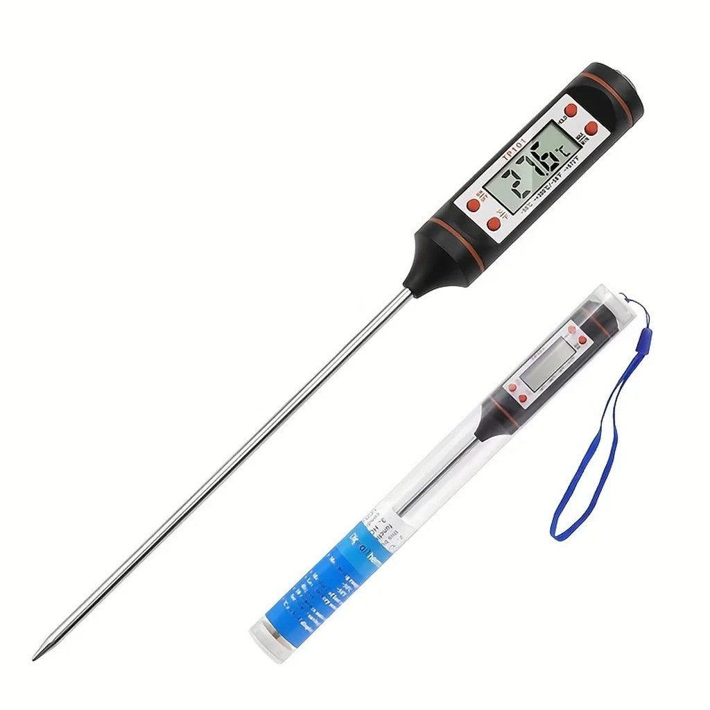 Meat Thermometer Digital Pen Style - Food Probe -58°F to 572°F with HOLD and MAX/MIN, °F/°C Display, #s_S