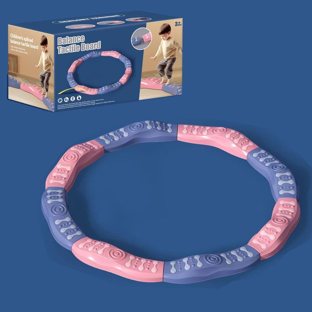 Stepping Stones for Kids - Stackable Balance Stepping Stones & Tactile Balance Path Sets, Non-Slip,  #s_S