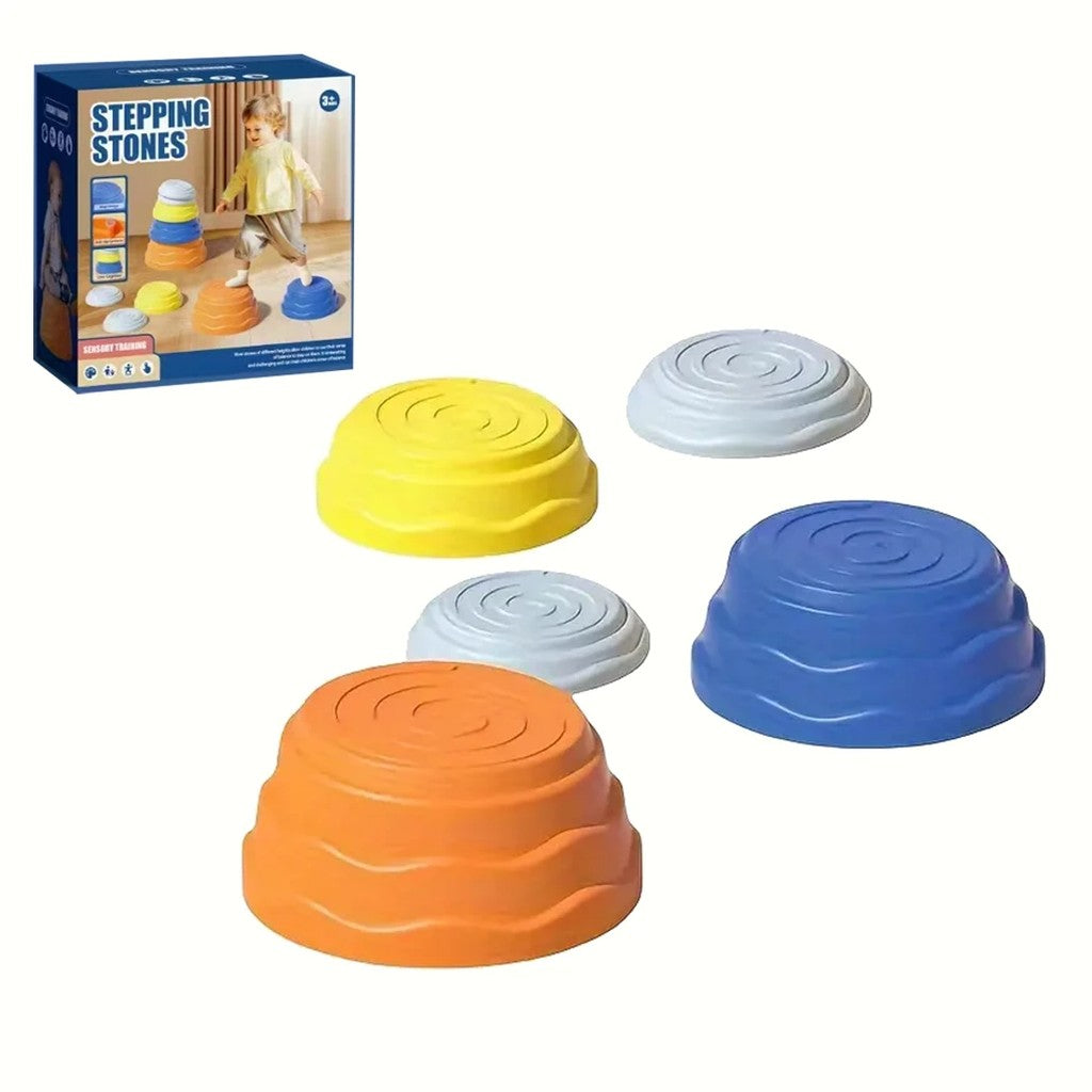 Stepping Stones for Kids - Stackable Balance Stepping Stones & Tactile Balance Path Sets, Non-Slip,  #s_S