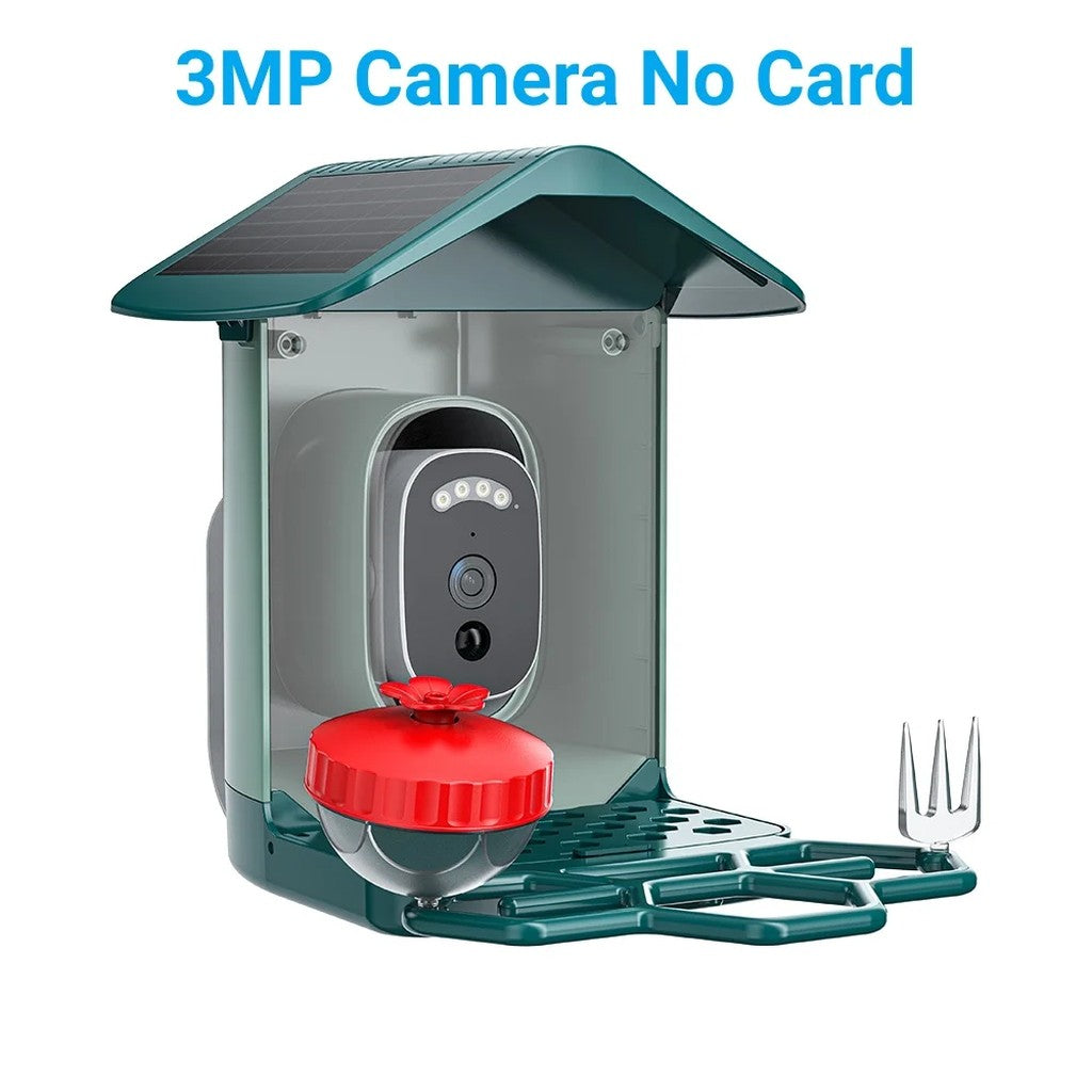 Bird Feeder Camera, Solar Smart Bird Feeder with 5MP or 3MP WiFi Camera, AI Bird Recognition, Color  #s_S