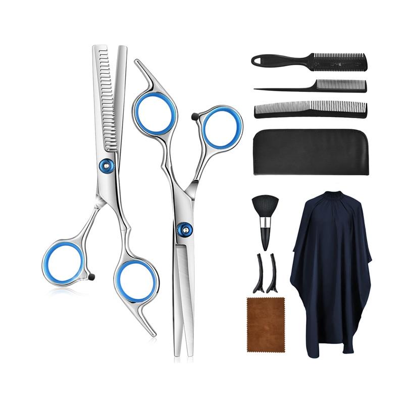 10-Piece Hair Styling and Trimming Kit with Storage Case