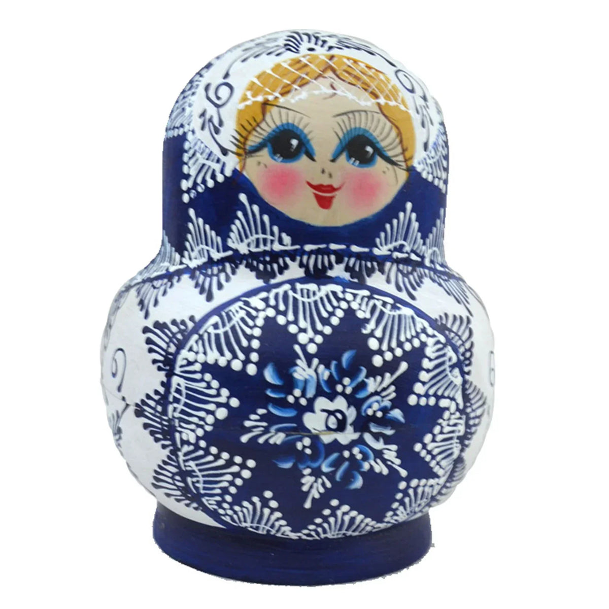 10-Piece Wooden Russian Matryoshka Nesting Doll Set