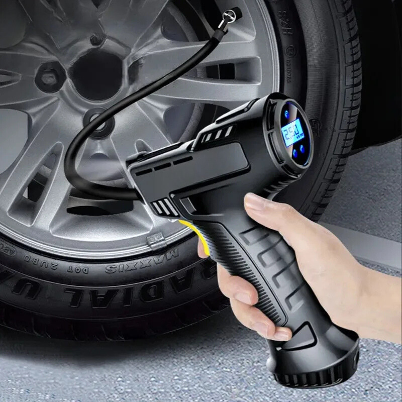 120W Wireless Handheld Tire Inflator with Auto-Stop