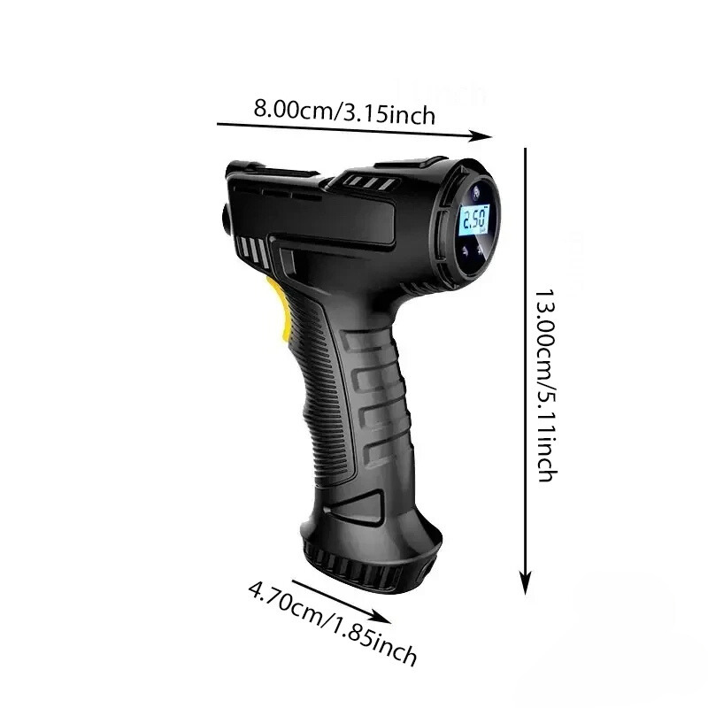 120W Wireless Handheld Tire Inflator with Auto-Stop