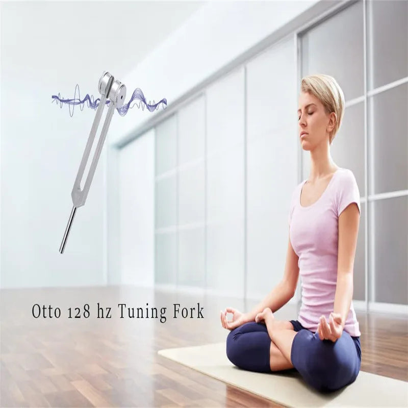128 Hz Tuning Fork Set for Sound Therapy & Chakra Healing