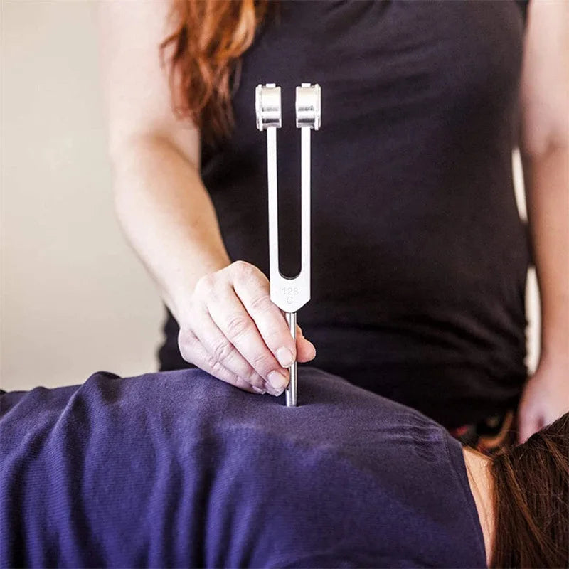 128 Hz Tuning Fork Set for Sound Therapy & Chakra Healing