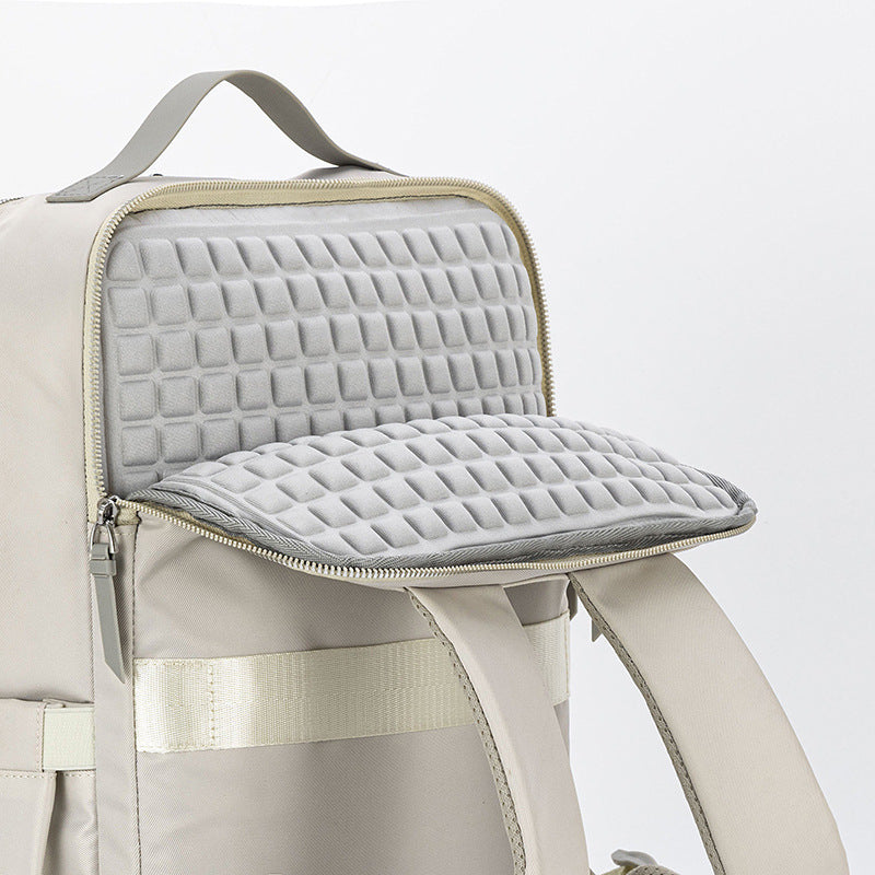 15.6" Laptop Backpack with Air Cushion Shoulder Straps – Padded Nylon