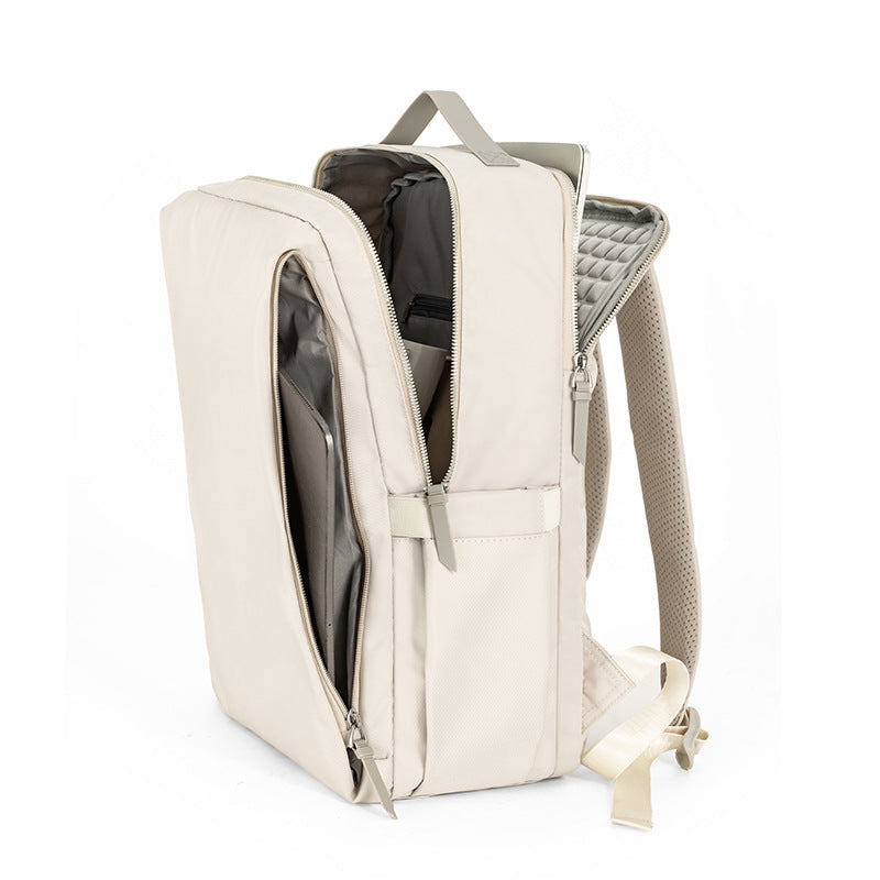 15.6" Laptop Backpack with Air Cushion Shoulder Straps – Padded Nylon