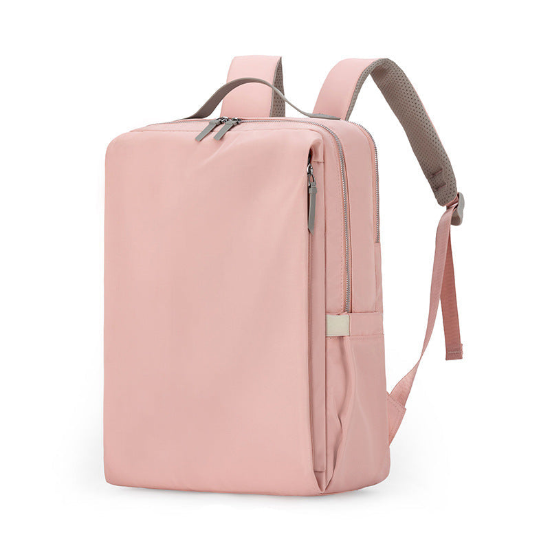 15.6" Laptop Backpack with Air Cushion Shoulder Straps – Padded Nylon