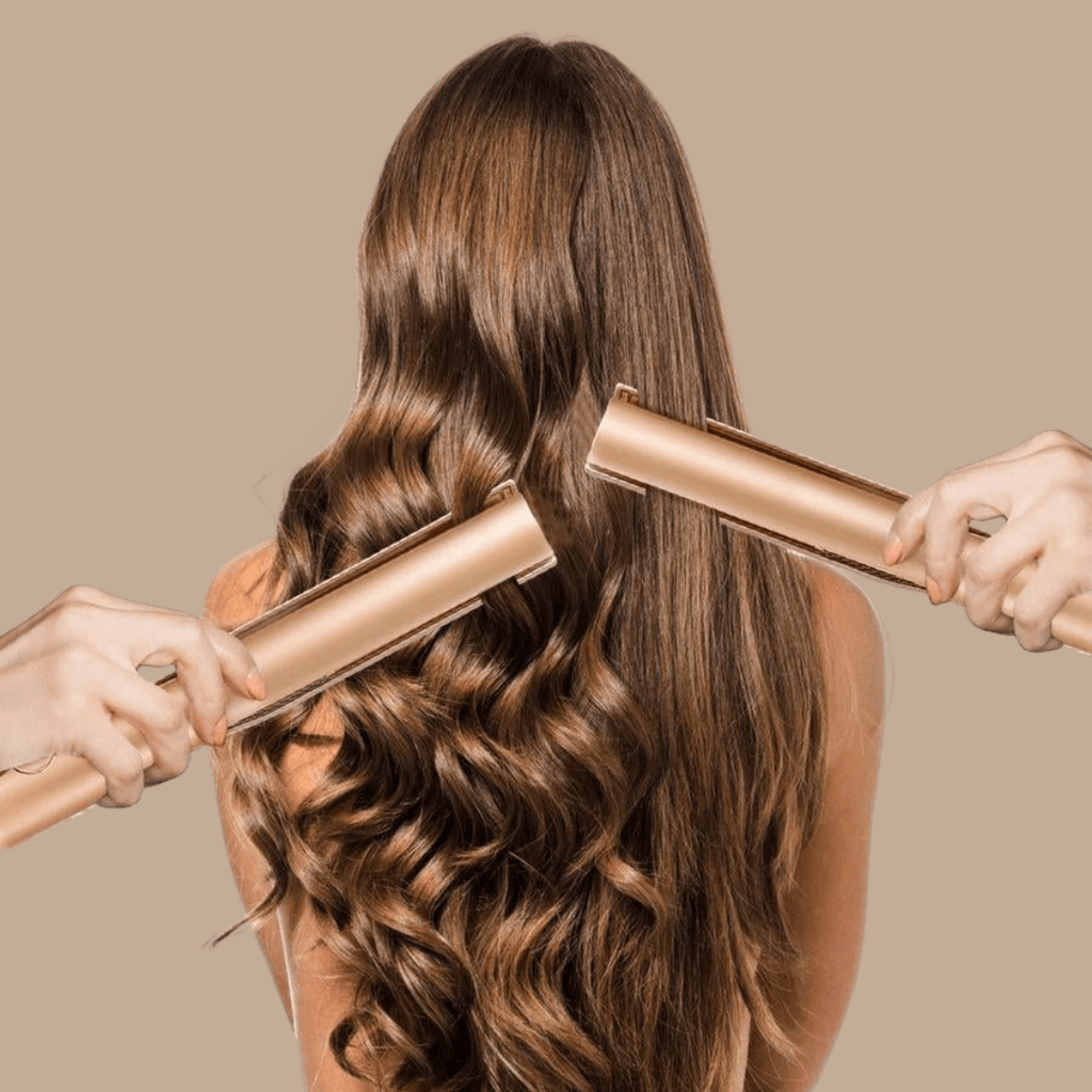 2-in-1 Hair Styler for Curling and Straightening