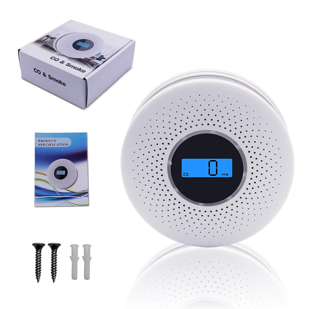 2-in-1 Smoke and Carbon Monoxide Detector with Long-Life Battery