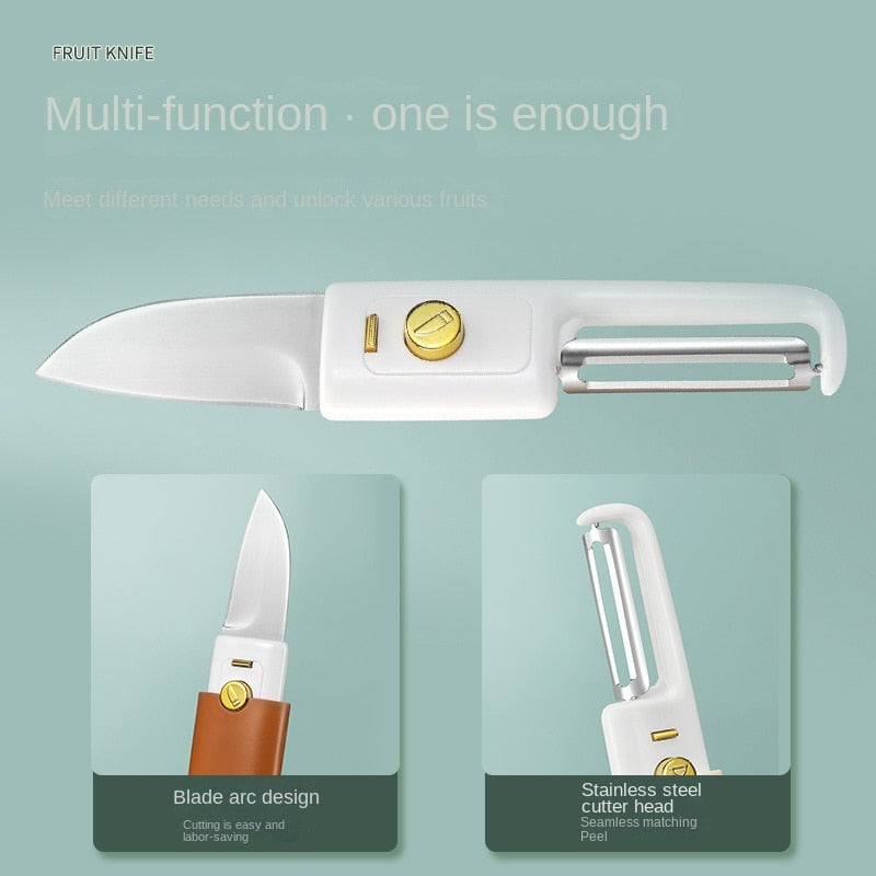 2-in-1 Vegetable Peeler & Mini Knife