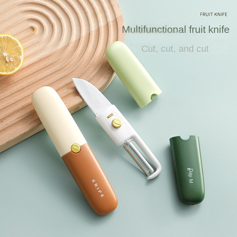 2-in-1 Vegetable Peeler & Mini Knife