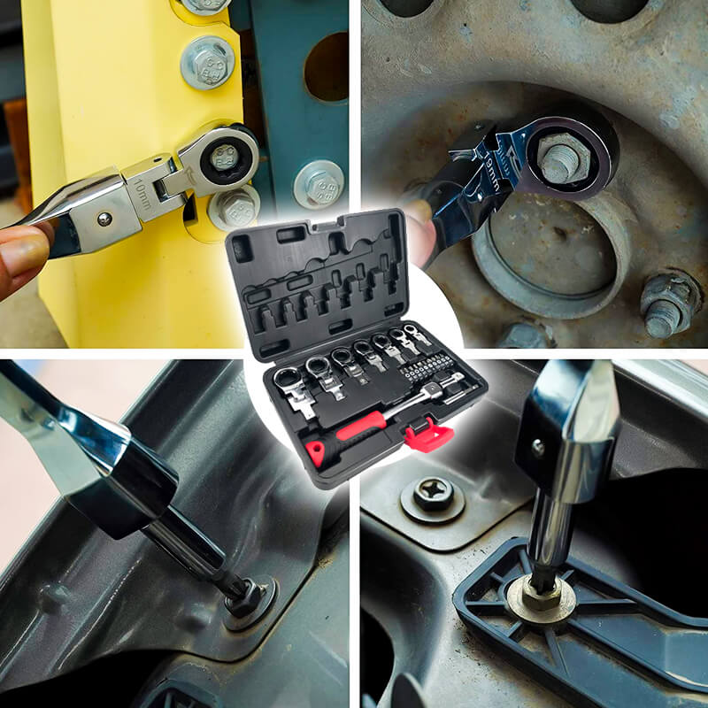 20-Piece Ratchet Wrench Set with Storage Case