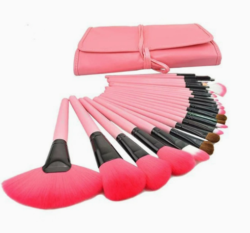 24-Piece Makeup Brush Set with Bag – Your Complete Makeup Collection