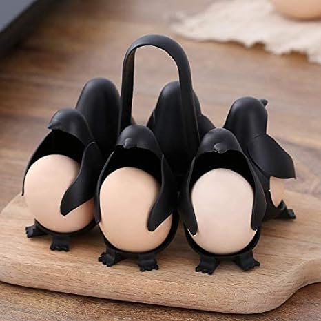 3-in-1 Egg Cooker with Cute Penguin Design