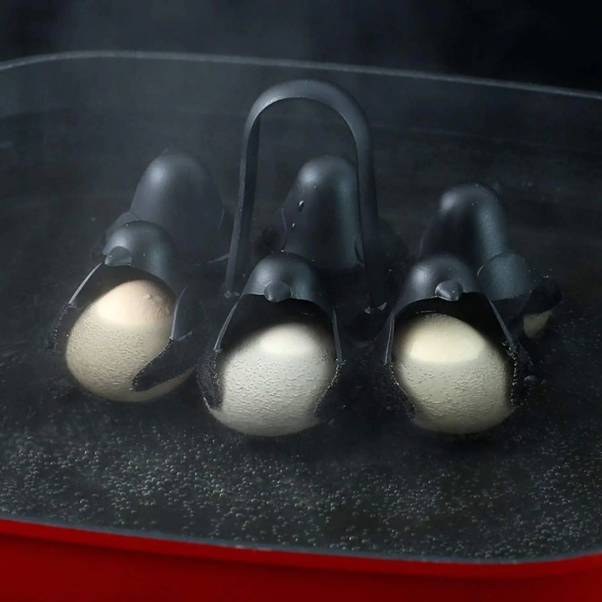 3-in-1 Egg Cooker with Cute Penguin Design