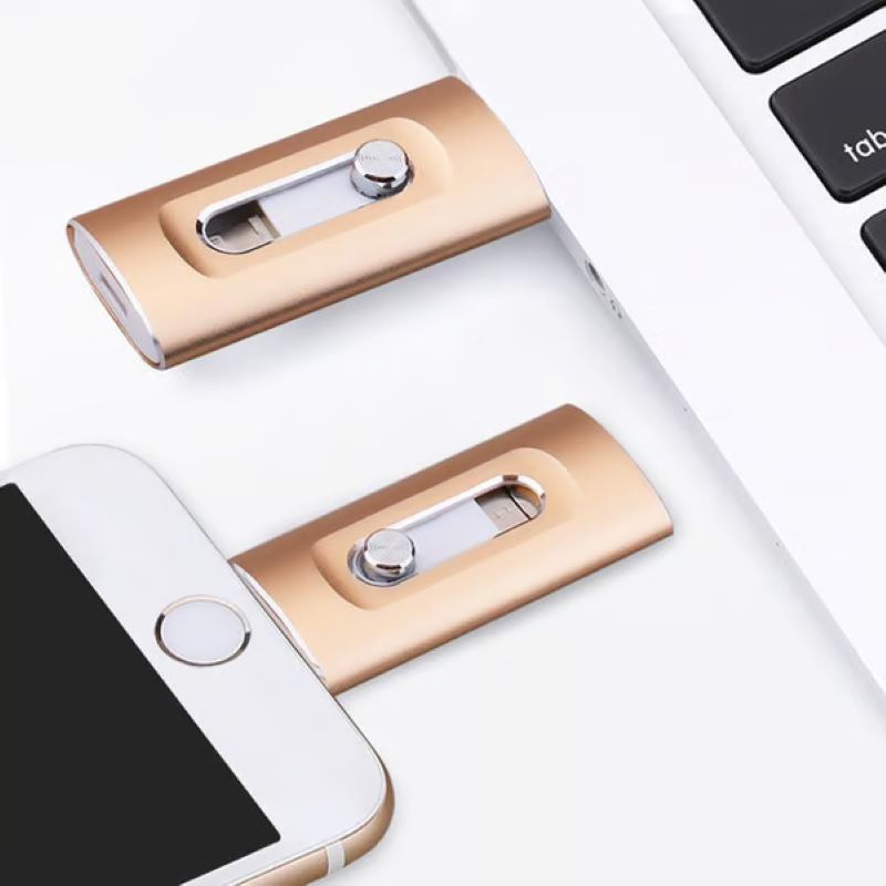 3-in-1 High-Speed USB Flash Drive for Phone, Tablet & Computer
