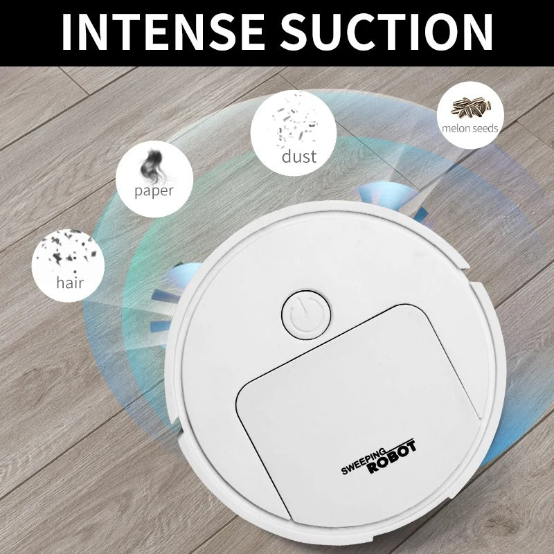3-in-1 Robot Vacuum Cleaner with Powerful Suction and Smart Navigation for Pet Hair