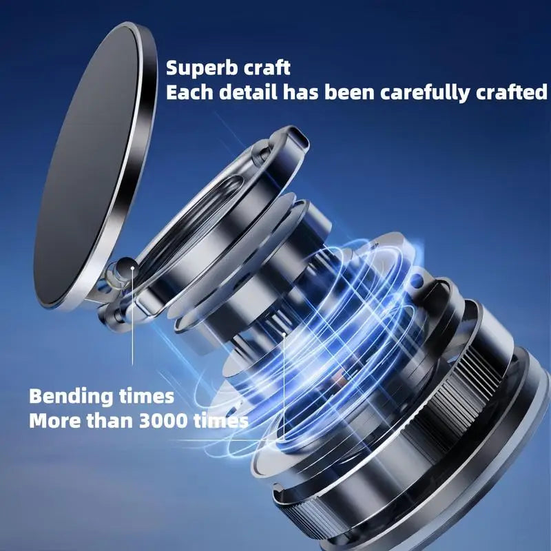 360° Rotatable Magnetic Car Phone Holder with Suction Mount