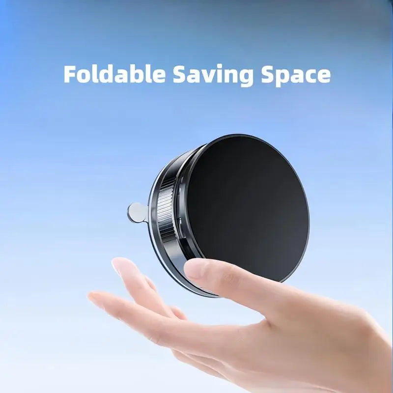 360° Rotatable Magnetic Car Phone Holder with Suction Mount