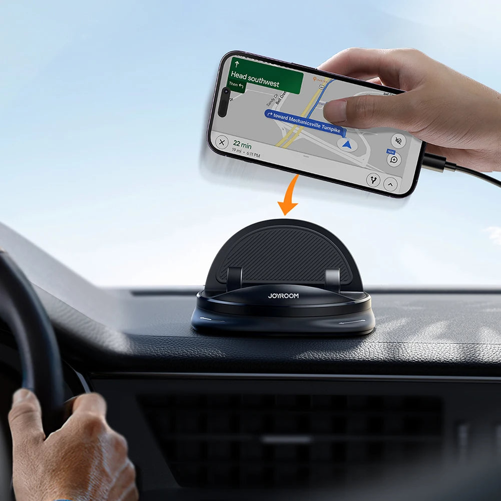 360° Rotating Car Phone Holder – Dashboard & Air Vent Mount for Phones 4-6.5 Inches